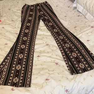 Stretch bellbottoms pants